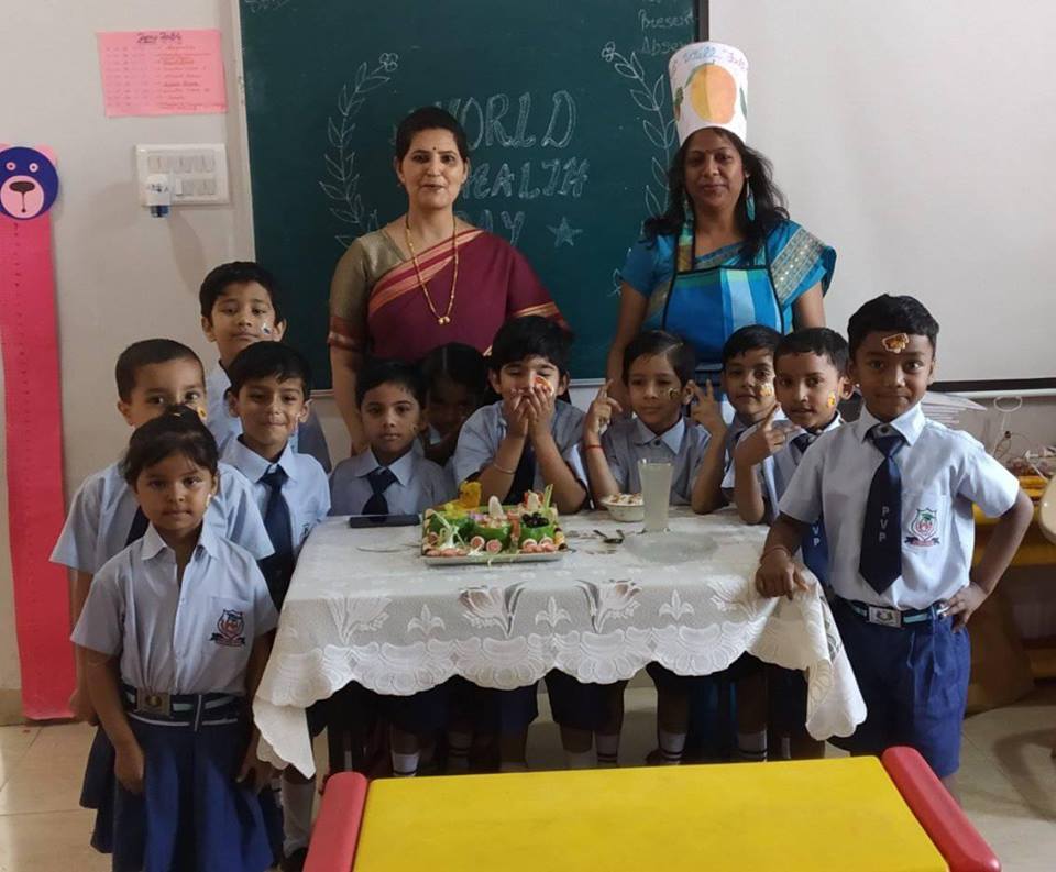 World Health Day Celebration Demo On Healthy Food By Teachers